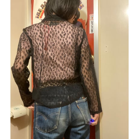 [USED]花柄シアーSHIRTS