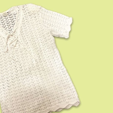 [USED] かぎ編み🤍 ACRYL KNIT
