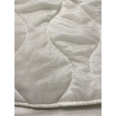 [USED] 珍品! 80's US ARMY WHITE キルティング ライナーコート