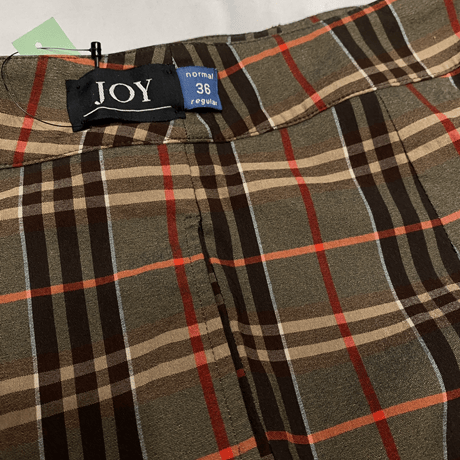 [USED] チェック柄 スリット PANTS