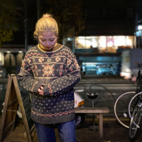 [USED] ノルディック柄KNIT❄️