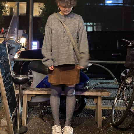 [USED]  "Calvin Klein"  ヘンリーネックニット