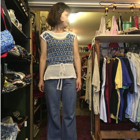 [USED] かぎ編みTOPS