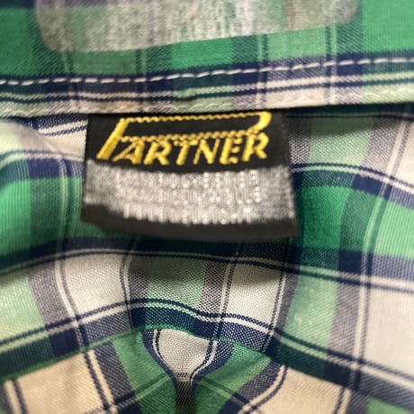 [USED] PARTNER チェックシャツ