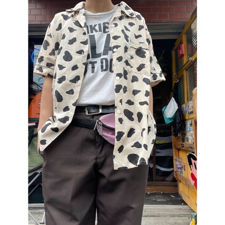 [USED] うし柄 パジャマ シャツ