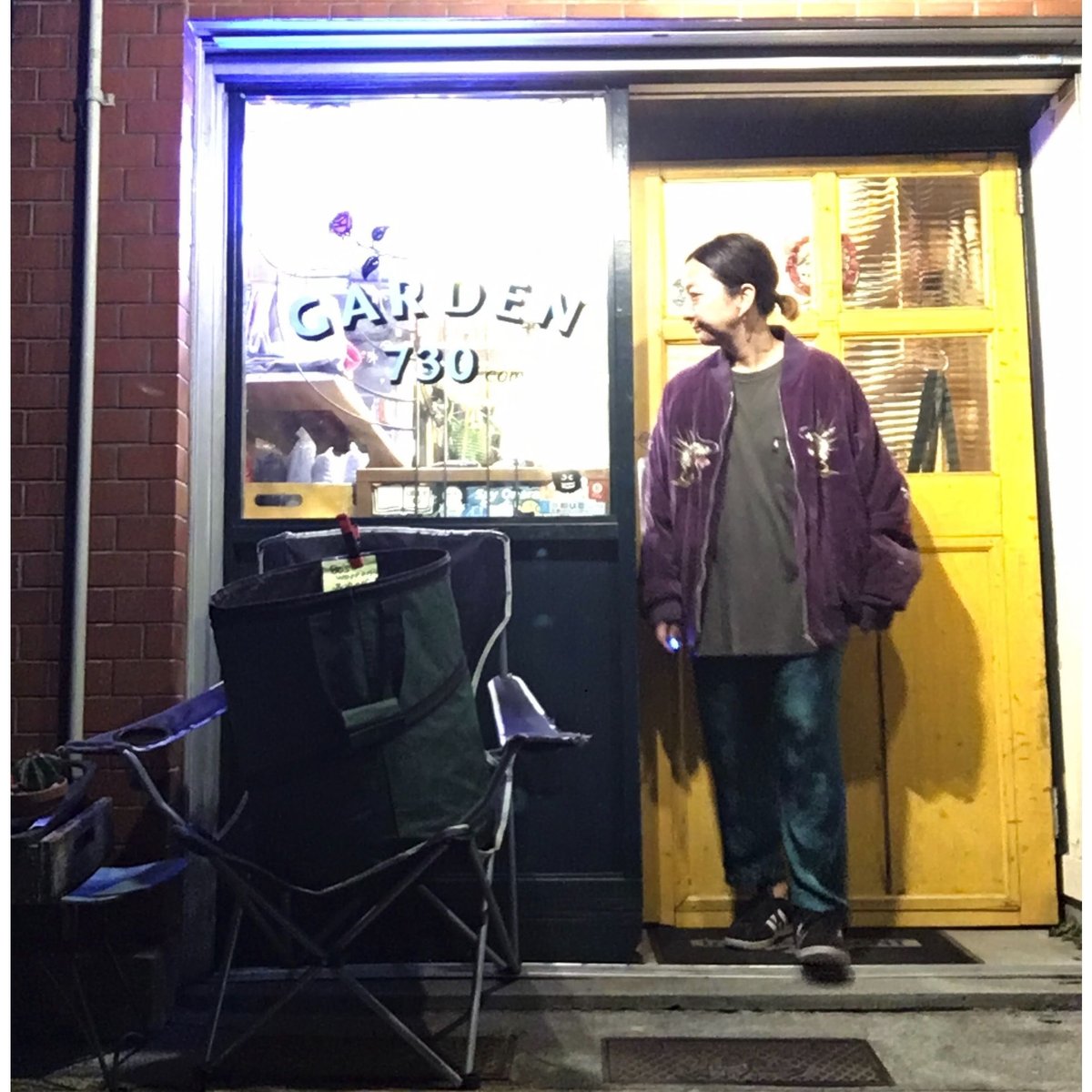 USED] ベロアスカジャン パープル | garden730