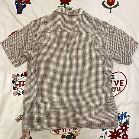 [USED] 60's VINTAGE OPEN-COLLAR SHIRT♡