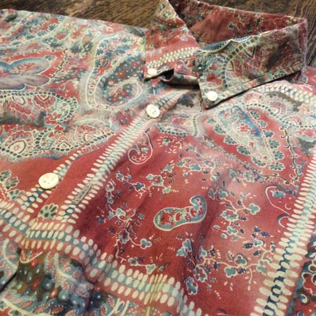 [USED] Ralph Lauren ペイズリーB.D.シャツ