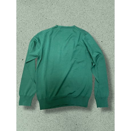 [USED] Vネックニットセーター　green💚