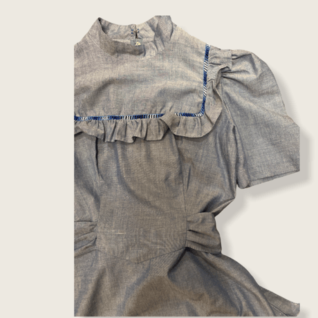 [USED] cottonブルーmaxiワンピース