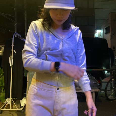 [SELECT] 100% COTTON 裏パイル "チビ" ZIP PARKA