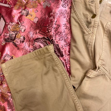 ［USED］Levis beigeOVERALL
