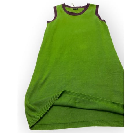 [USED] "Paul Smith" ノースリーブニットワンピース💚