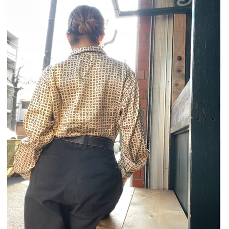 [USED] EURO vintage 渋柄 パジャマshirt
