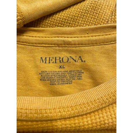 [USED] MERONA cotton サーマル XL MUSTARD