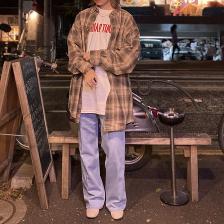 [USED] "AMERICAN EAGLE" チェック柄B.Dシャツ！