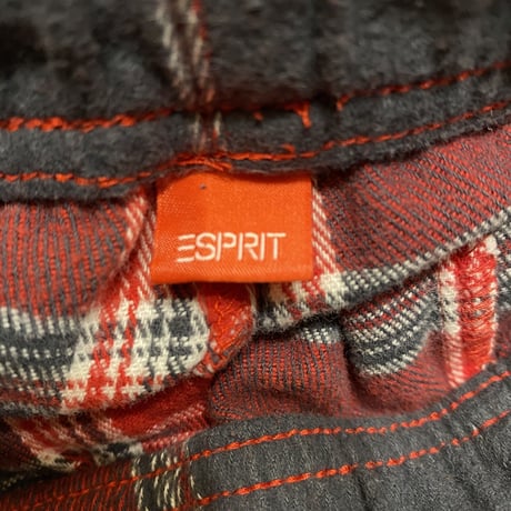 [USED] ESPRIT ネルCHECK パジャマパンツ