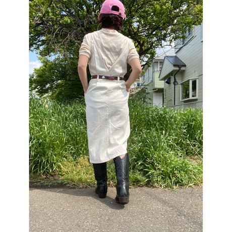 [USED]  WHITE DENIM ワンピース