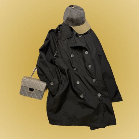 [USED] LONDON FOG NYLON BLACK コート