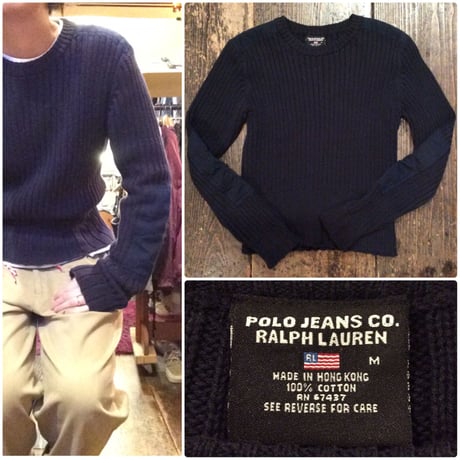 [USED] POLO SPORTS  ARMYニット