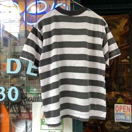 [USED] Hi! Mickey ボーダーtee