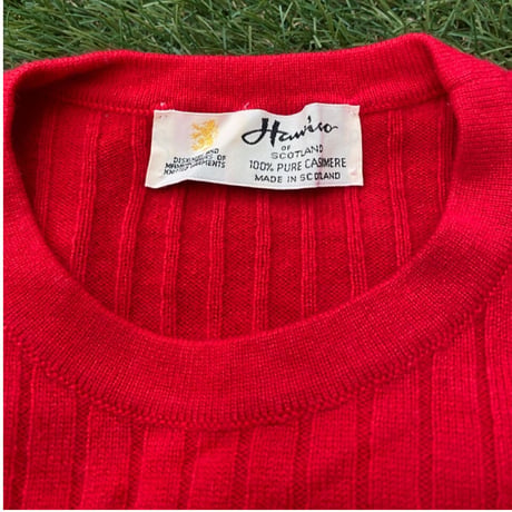 [USED] 100% カシミア❤️リブニット