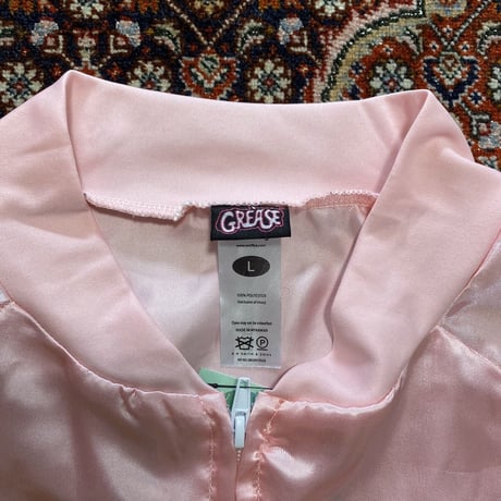 [USED] "Grease"  Pink Ladies サテンジャケット