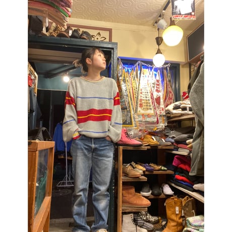 [USED]オモチャみたい〜🤖アクリルセーター