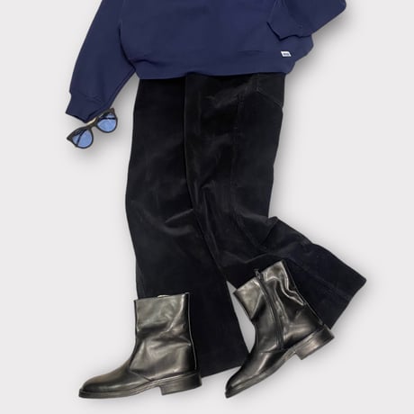 [USED] BLACK 太畝コーデュロイPANTS