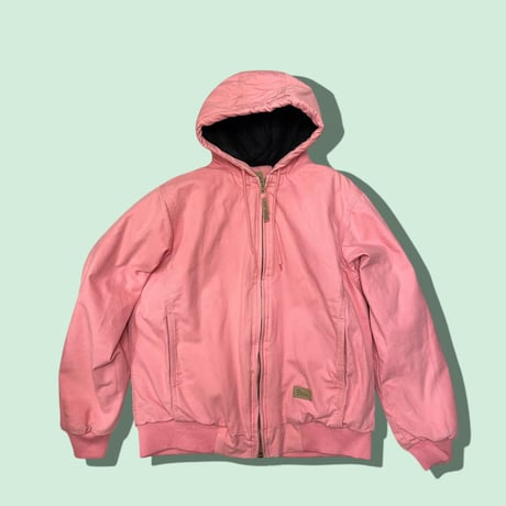 [USED] PINK🩷ダック地 パーカー