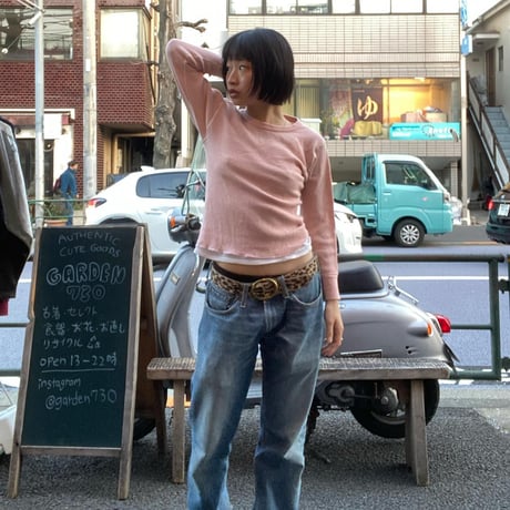 [USED] 後染め BABY Pink💗 サーマル