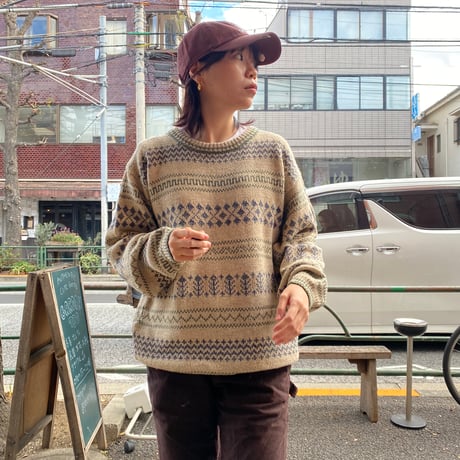 [USED] "L.L.Bean" LINEN&WOOLのニット