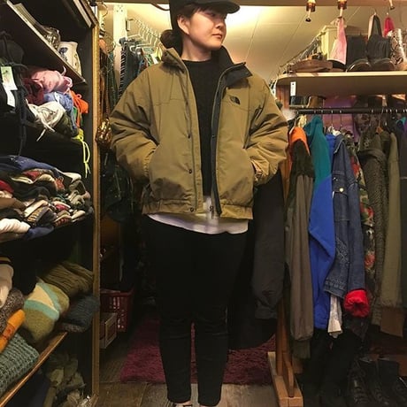 [USED] NUDIE COLOR! 90's NORTH FACE ナイロン×フリースJKT