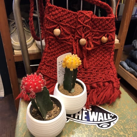 [USED] RED KNIT♡フリンジ ショルダー