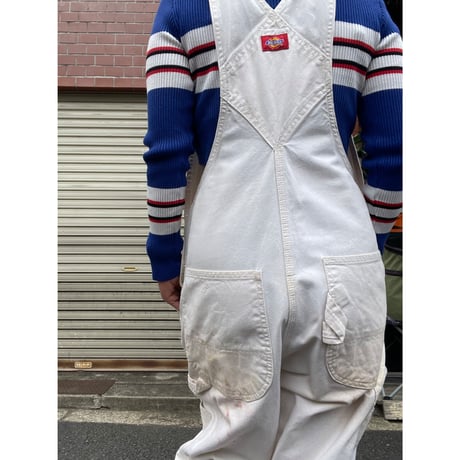 [USED] White♡ Dickies OVERALL