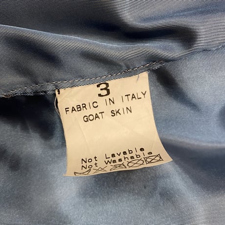 [USED] GOAT LEATHER JACKET🐐