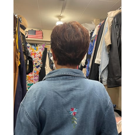 [USED] DENIM × お花の刺繍 JKT