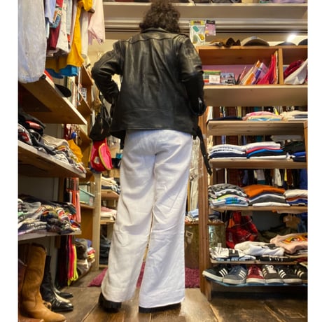 [USED] LINEN SAILOR PANTS