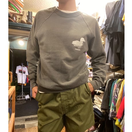 [USED]DUCK ラグランSWEAT🦆
