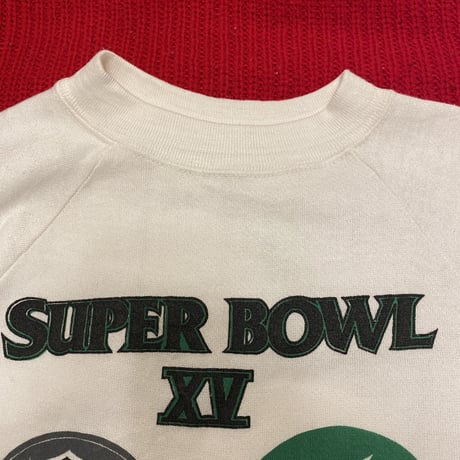 [USED] 80's SUPER BOWL XV SWEAT！