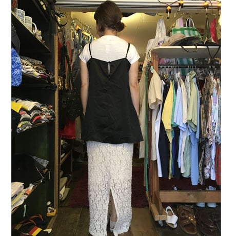 [USED] サテン地キャミワンピース