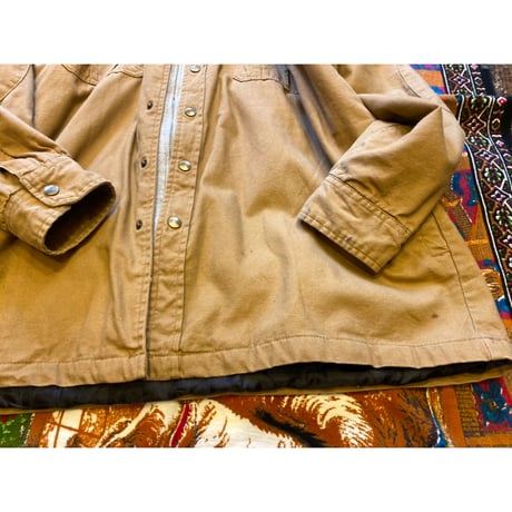[USED] 2XL Dickies 重ね着風 ダックJKT