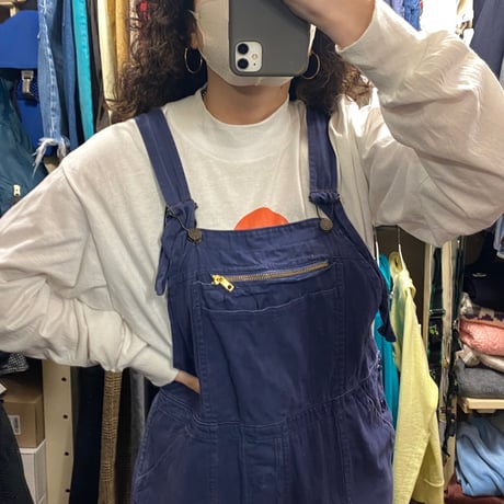 [USED] モックネック☁️プリント ロンTee