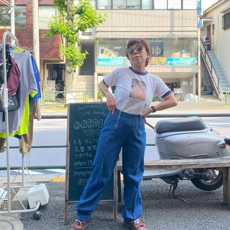 [USED]ブリジット・バルドー チビ トリムTee💙