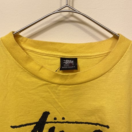 [USED] 90's STUSSY S/S Tee！(YELLOW)