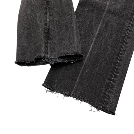 [USED] "Levi's 501" BLACK DENIM ！