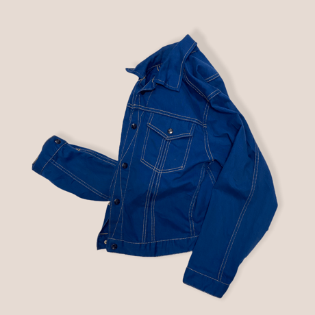 [USED] 70's COTTON BLUE Gジャン