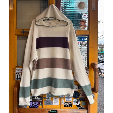 [USED] COTTON ニット フーディ