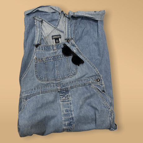 [USED]  LANDS' END DENIM OVERALL