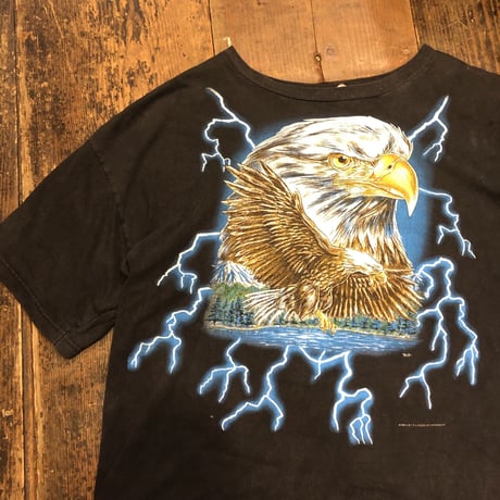 [USED] 両面 THUNDER プリント Tee